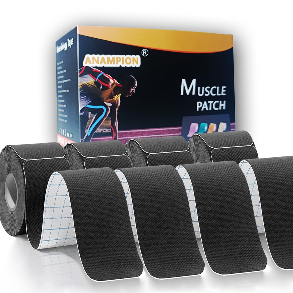 Pro Kinesiology Tape Roll Set Waterproof Breathable Athletic Tape 8