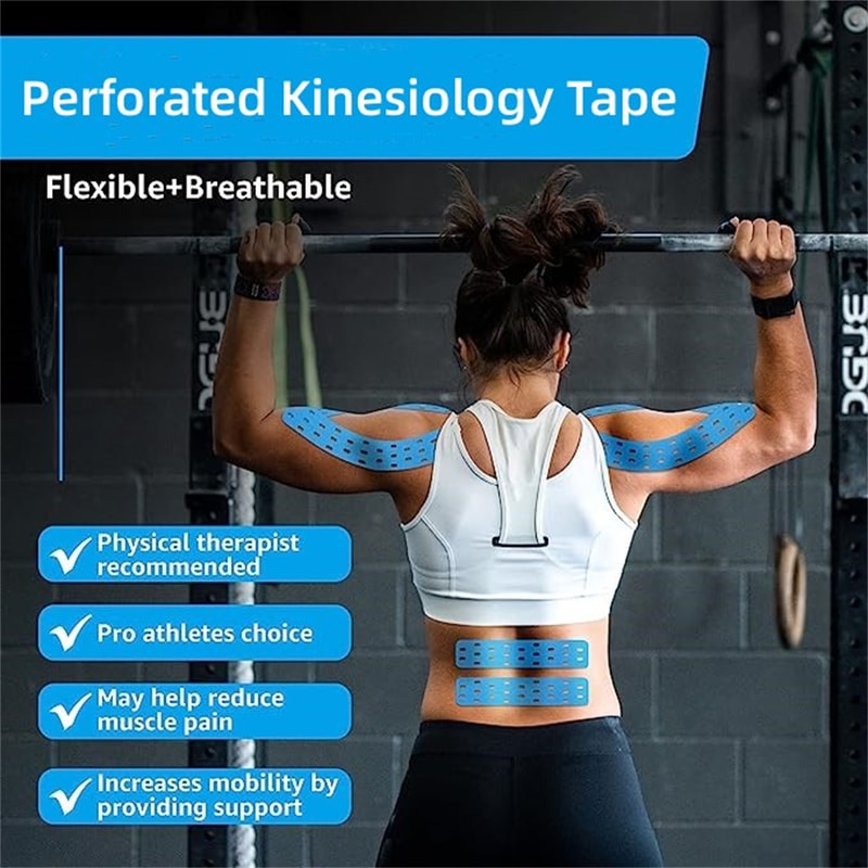 Premium Breathable Kinesiology Tape For Pain Relief Muscle Support 4
