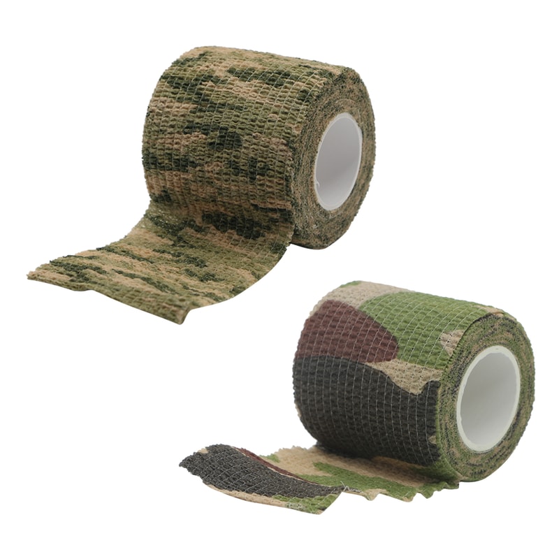 Premium Camouflage Wrap Tape Self Adhesive Camo Tape For Outdoor Hunting Gear 0