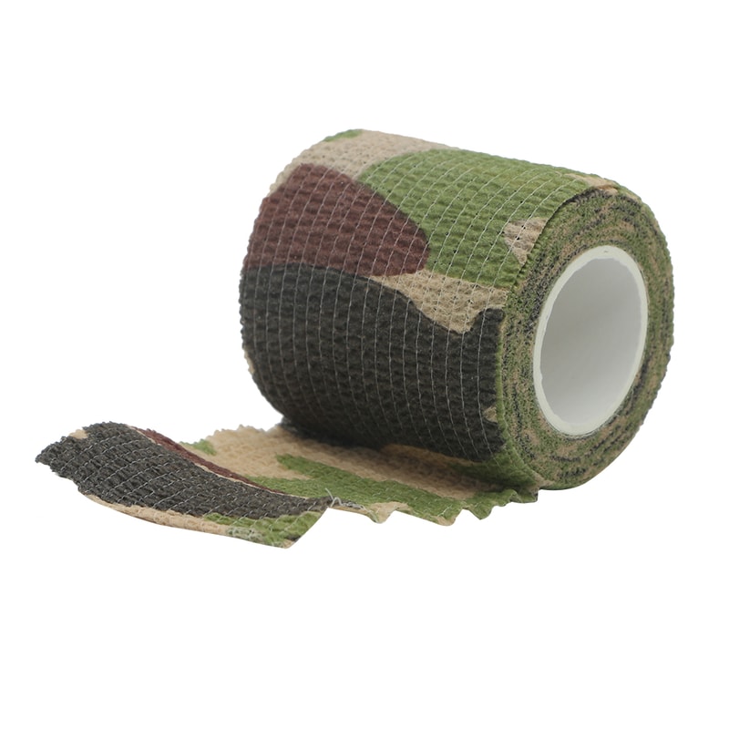 Premium Camouflage Wrap Tape Self Adhesive Camo Tape For Outdoor Hunting Gear 6