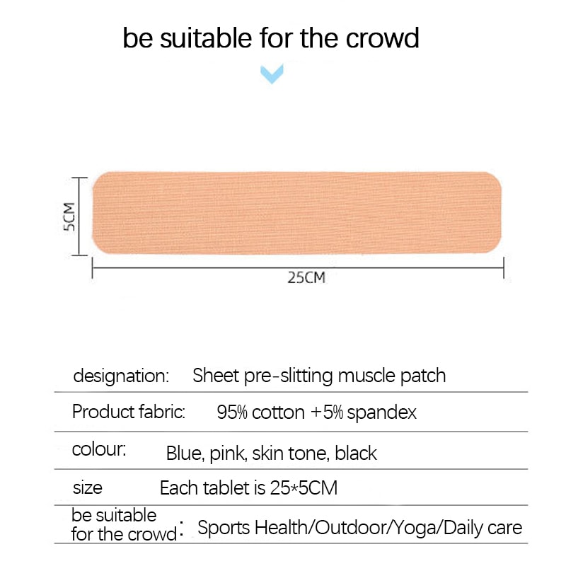 Premium Waterproof Breathable Kinesiology Tape Hypoallergenic Sports Protective Tape 1