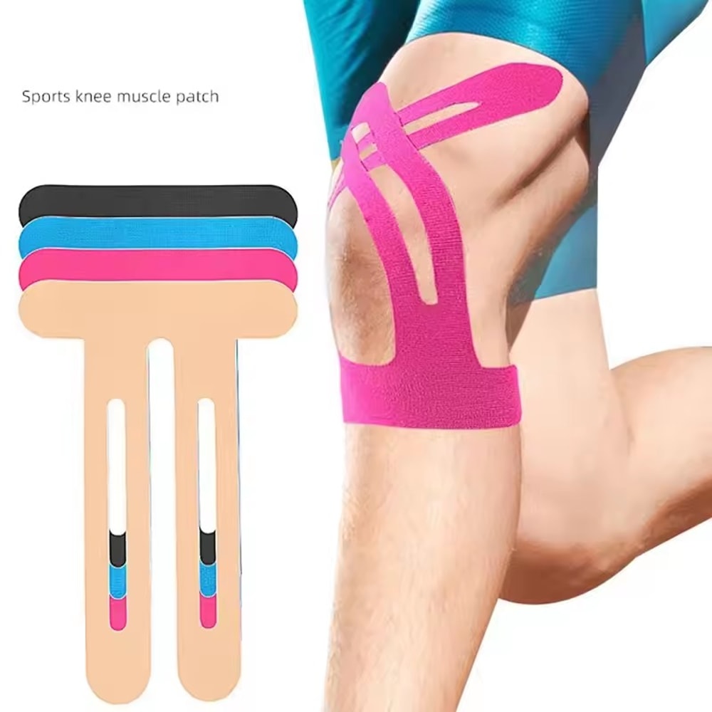 Pre Cut Kinesiology Knee Support Tape For Sports And Running 1