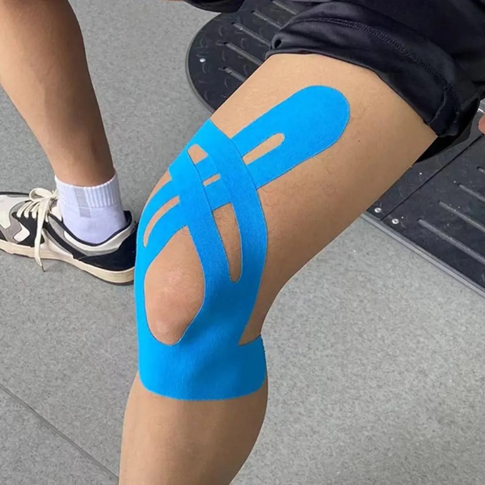 Pre Cut Kinesiology Knee Support Tape For Sports And Running 2