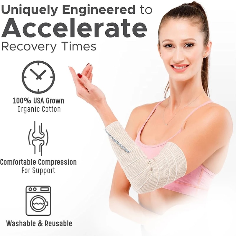 Wide Elastic Bandage Wrap For Compression Support 2