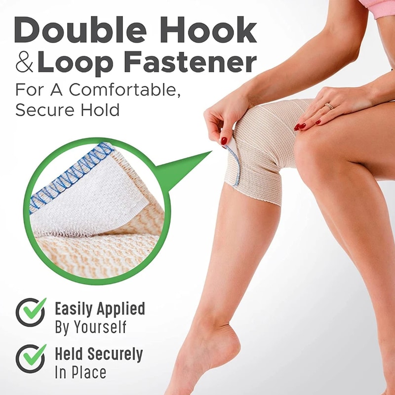 Wide Elastic Bandage Wrap For Compression Support 3