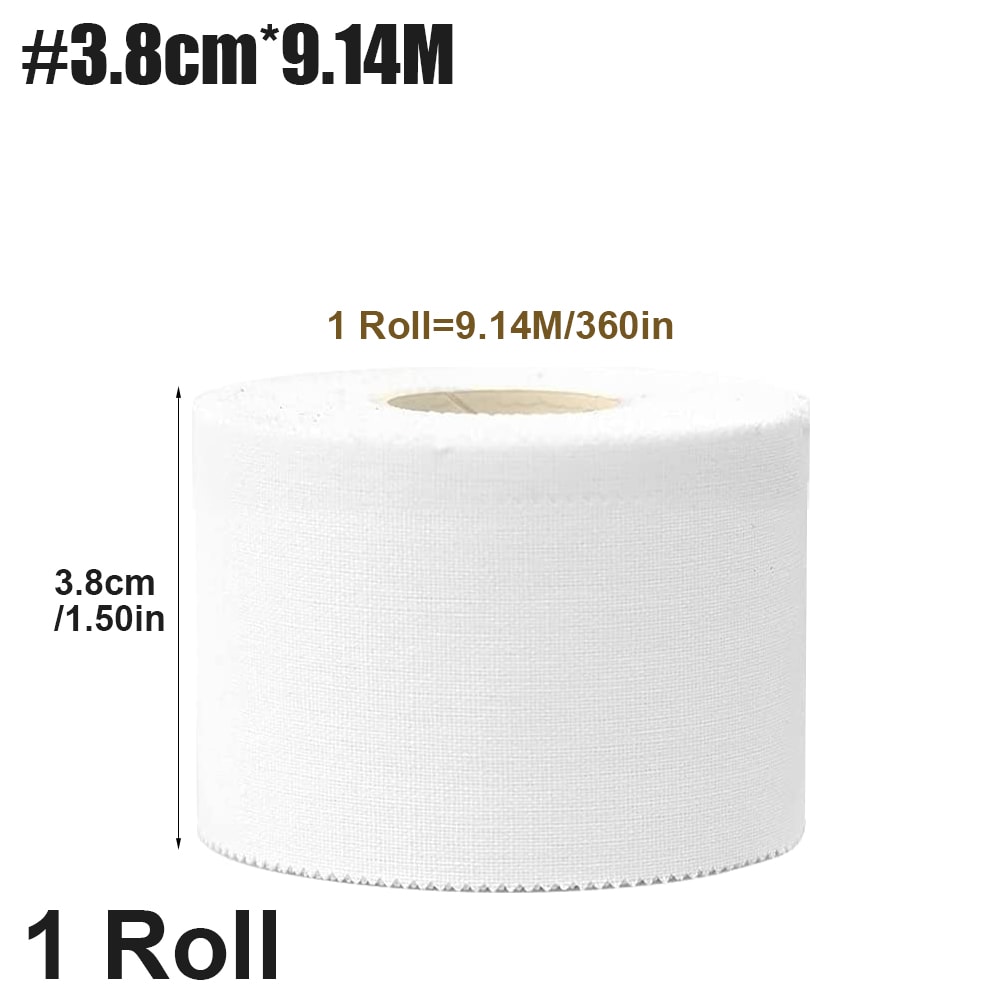 White Athletic Tape Strong Sports Tape For Wrist Ankle Support 7