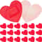 Red Heart Shaped Bandages Pack Waterproof Adhesive First Aid Strips