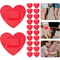 Red Heart Shaped Bandages Pack Waterproof Adhesive First Aid Strips