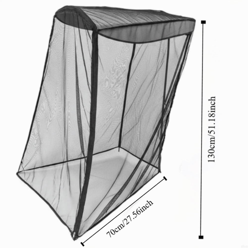 Compact Portable Mosquito Net Tent With Zipper For Camping Fishing And Travel 5