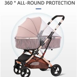 breathable baby stroller mosquito net folding pushchair bug protection cover