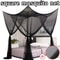 Four Door Mosquito Net for Bed Breathable Camping Insect Proof Canopy