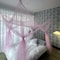 Four Door Mosquito Net for Bed Breathable Camping Insect Proof Canopy