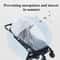 Universal Baby Stroller Mosquito Net Washable Crib And Bassinet Bug Cover 0