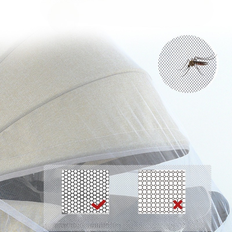 Universal Baby Stroller Mosquito Net Washable Crib And Bassinet Bug Cover 3