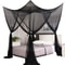 Four Door Mosquito Net For Bed White Canopy For Insect Protection 7