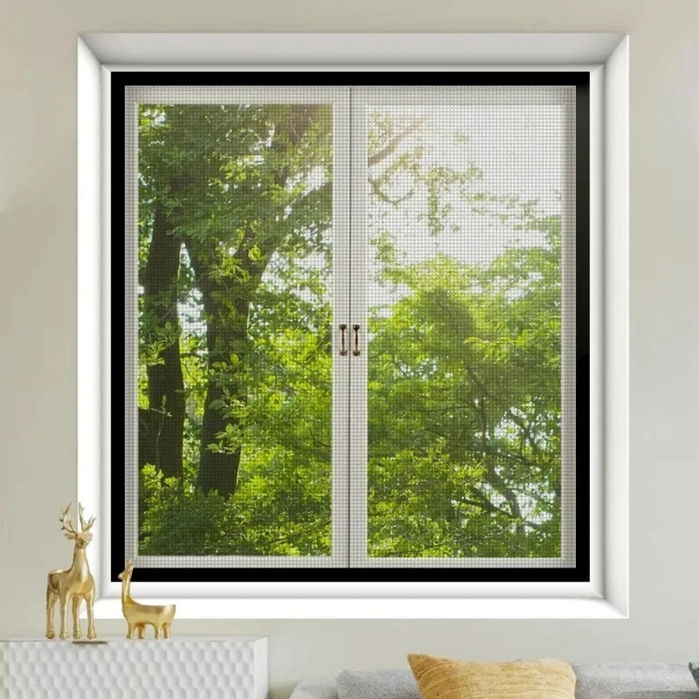 Self Adhesive Mosquito Window Net No Drill Insect Screen Mesh 2