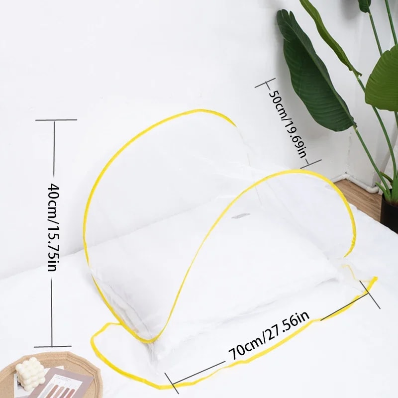 Portable Folding Mosquito Head Net For Bed Camping And Travel 5