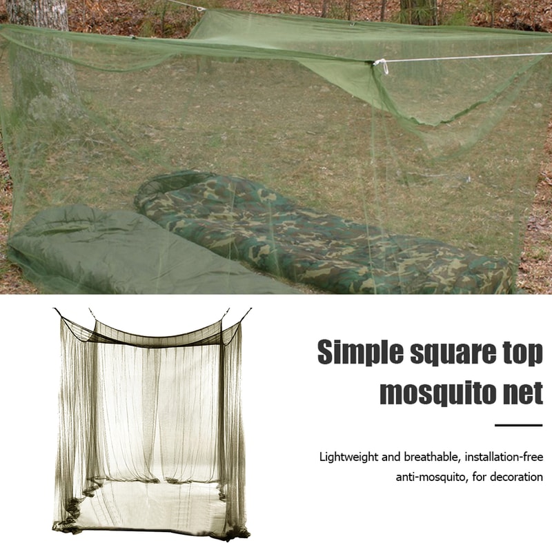 Portable Folding Mosquito Net Tent for Bed and Outdoor Sleep