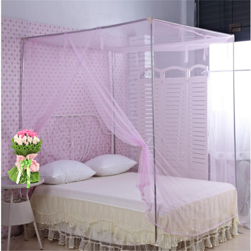 Romantic Lace Mosquito Net Bed Canopy For Double Beds 0