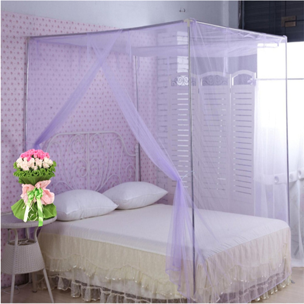 Romantic Lace Mosquito Net Bed Canopy For Double Beds 2