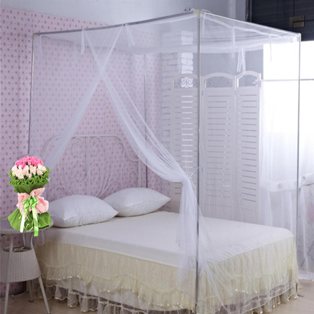 Romantic Lace Mosquito Net Bed Canopy For Double Beds 7