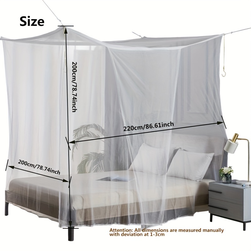 Large White Camping Mosquito Net For Bed Hammock Tent And Outdoor Travel 1