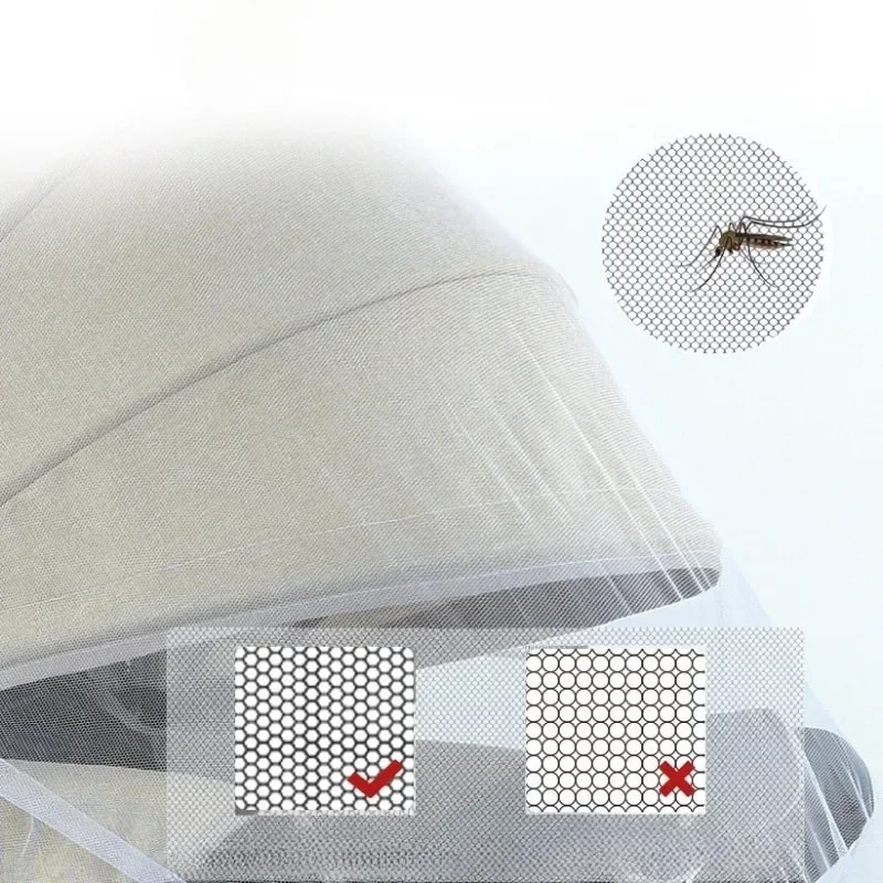 Baby Stroller Mosquito Net Washable Crib Mesh Cover 2