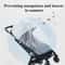 Baby Stroller Mosquito Net Washable Crib Mesh Cover 3