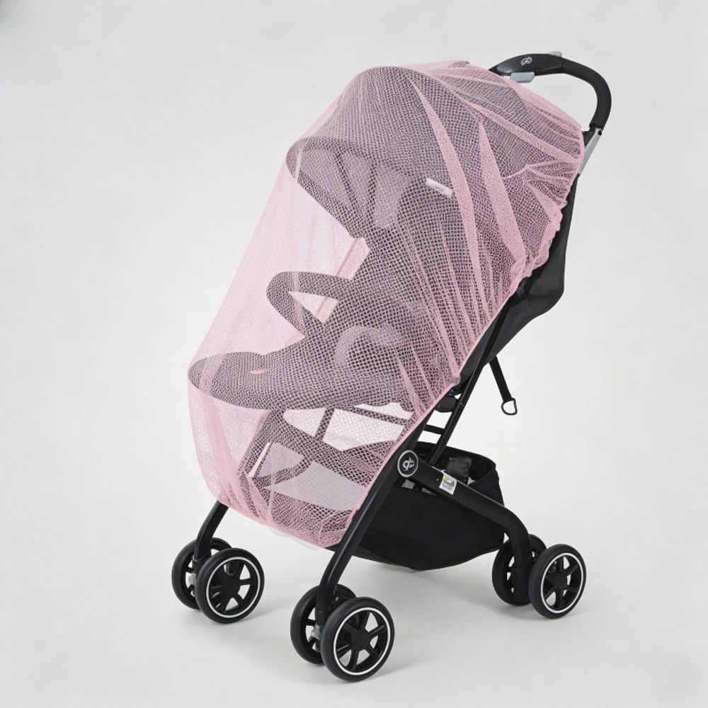 Baby Stroller Mosquito Net Washable Crib Mesh Cover 6