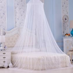 elegant double bed mosquito net canopy