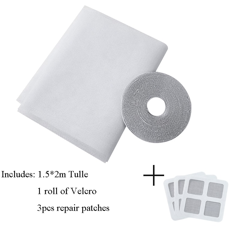 Magnetic Fly Screen Mosquito Net For Windows With Self Adhesive Mesh 5