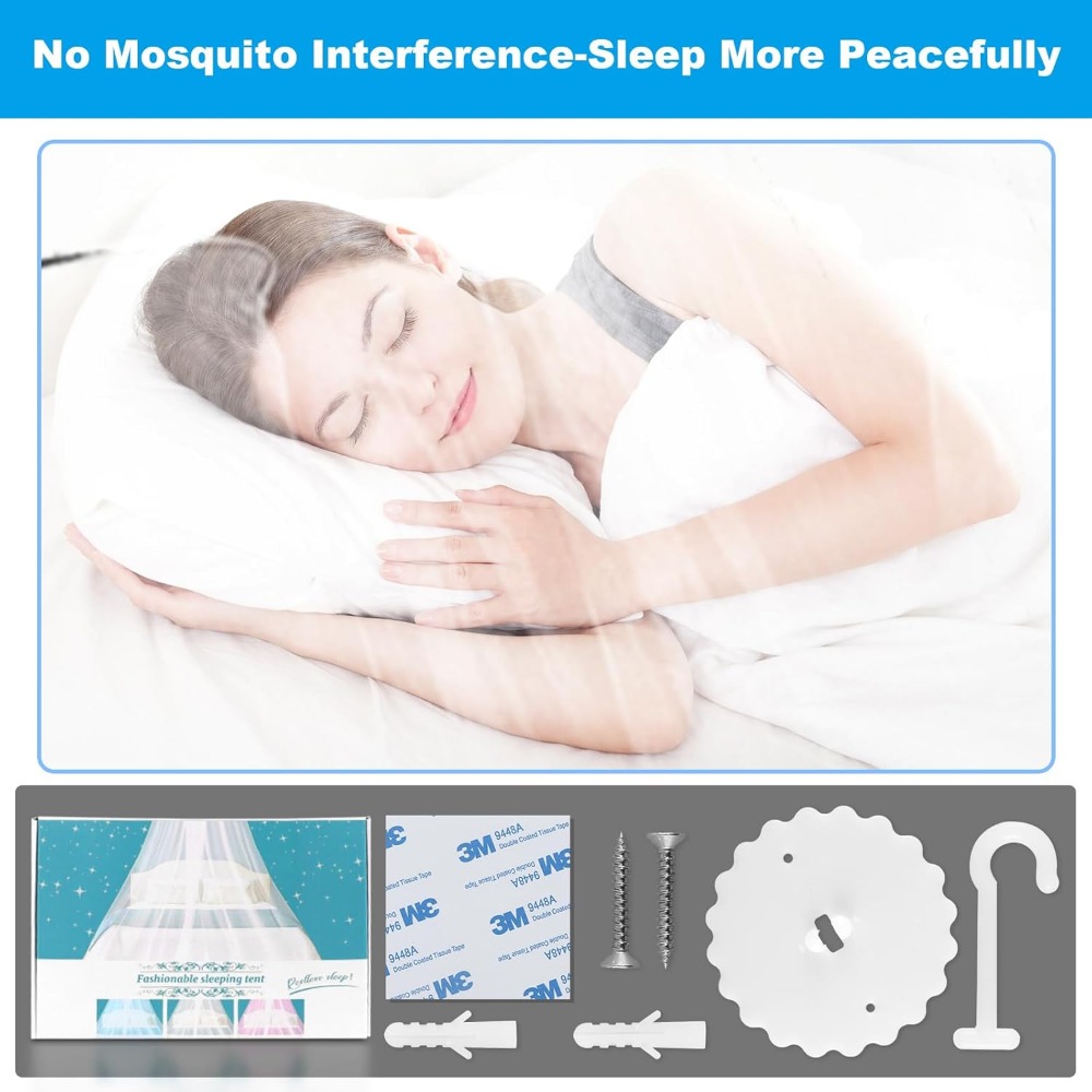 Breathable Mosquito Net For Bed Hanging Canopy Tent 5