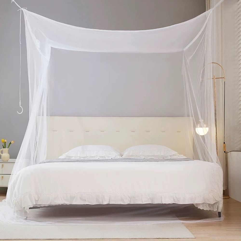 Outdoor Camping Mosquito Net Canopy with Storage Bag for Bed and Tent