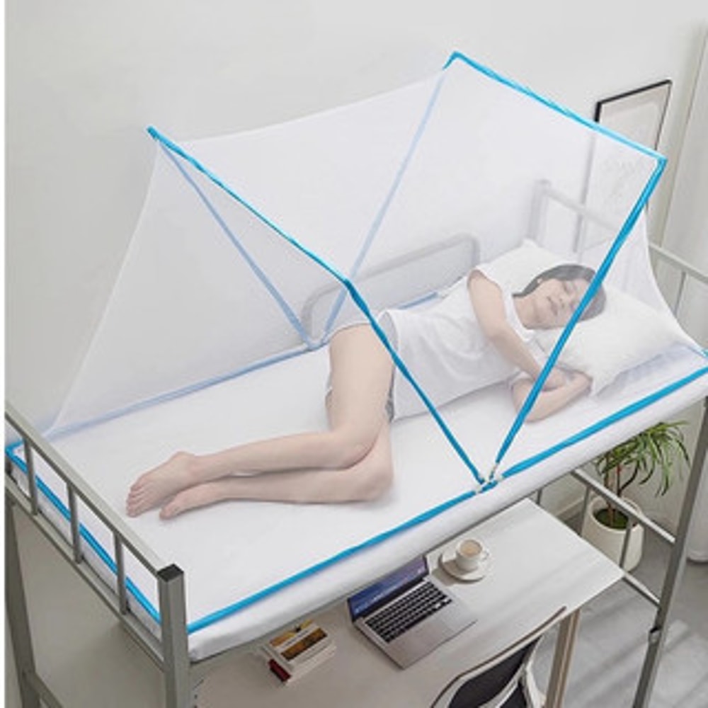 Portable Folding Mosquito Net for Bed Breathable Mesh Bed Canopy