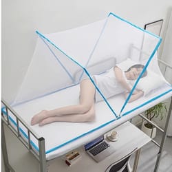 portable folding mosquito net for bed breathable mesh bed canopy