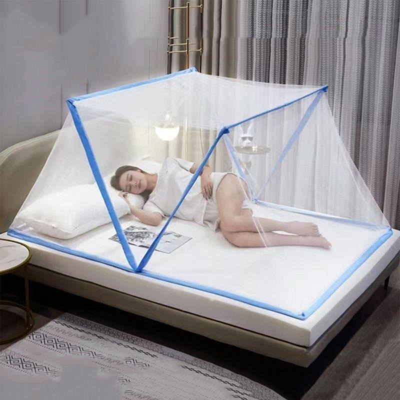 Portable Folding Mosquito Net for Bed Breathable Mesh Bed Canopy