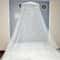 White Mosquito Net Bed Canopy with Zipper for Indoor and Outdoor Insect Protection