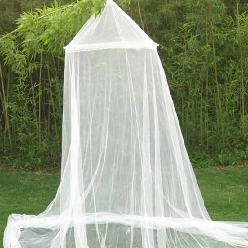 Princess Mosquito Net Canopy for Bed, Dome Insect Mesh Bedroom Decor
