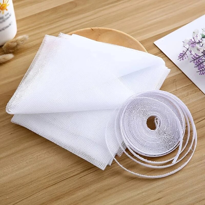 Self Adhesive Invisible Window Screen Anti Mosquito Insect Mesh for Summer