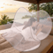 Foldable Mosquito Net Face And Head Cover With Breathable Mesh Stand 1