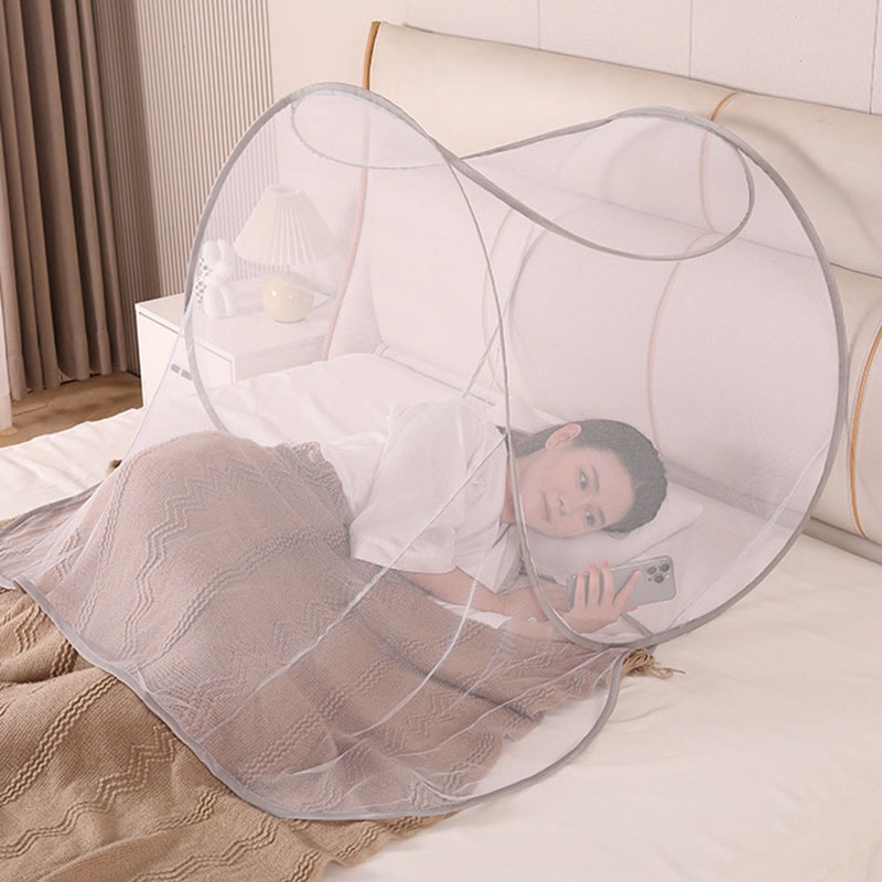 Portable Folding Mosquito Net Tent For Camping Travel And Outdoor Rest 3