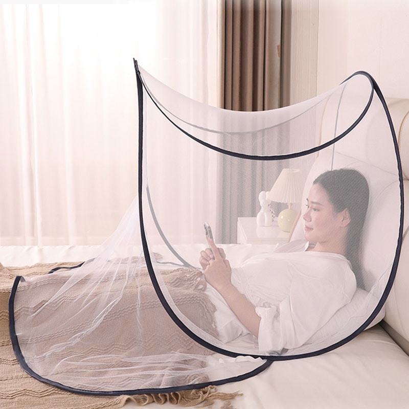 Portable Folding Mosquito Net Tent For Camping Travel And Outdoor Rest 4