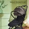Dual Zipper Baby Stroller Mosquito Net Pushchair Bug Protection Cover