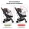 Dual Zipper Baby Stroller Mosquito Net Pushchair Bug Protection Cover