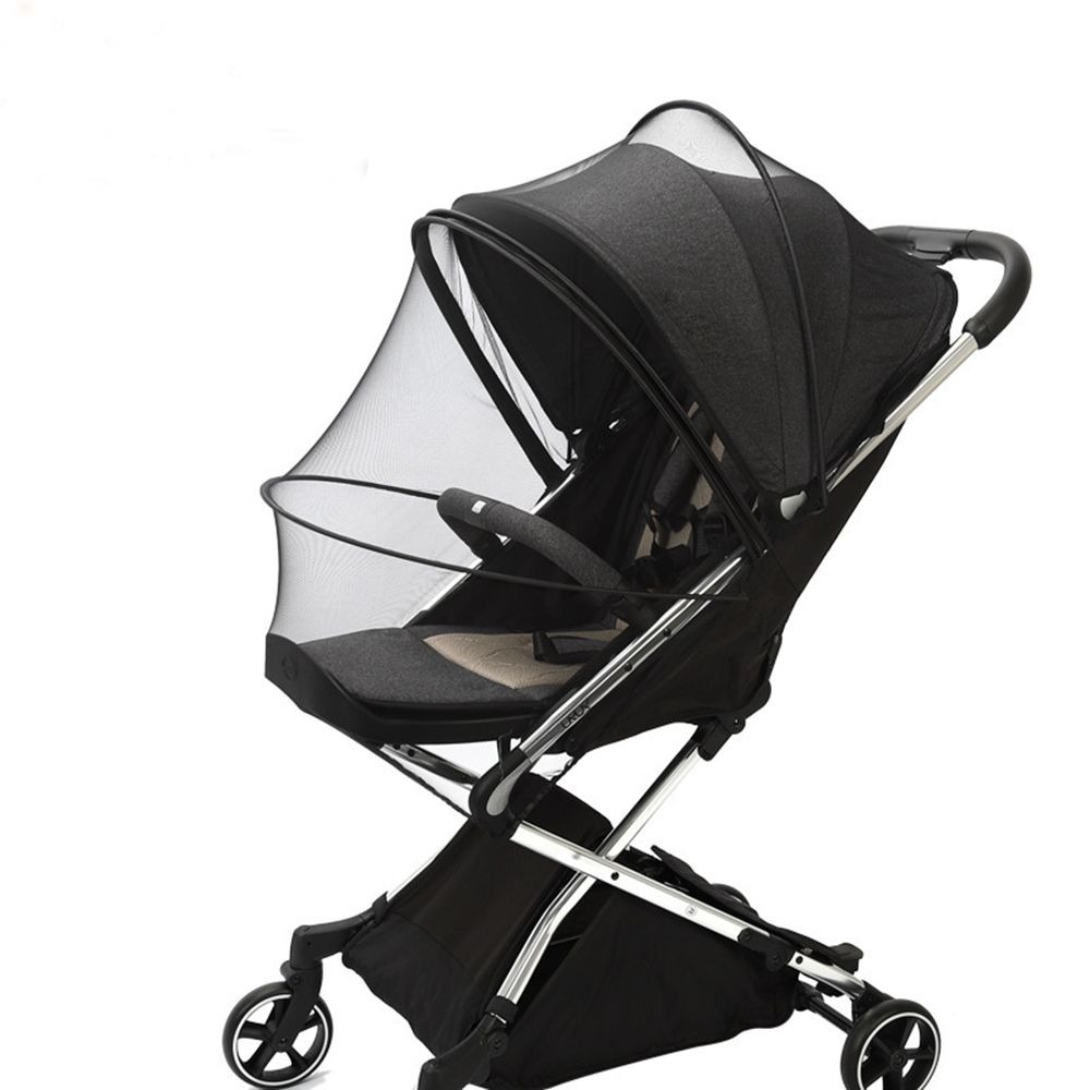 Dual Zipper Baby Stroller Mosquito Net Pushchair Bug Protection Cover