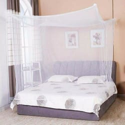 mosquito net bed canopy four corner summer bed net for peaceful sleep