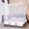 Mosquito Net Bed Canopy Four Corner Summer Bed Net For Peaceful Sleep 0
