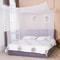 Mosquito Net Bed Canopy Four Corner Summer Bed Net For Peaceful Sleep 0
