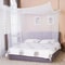 Mosquito Net Bed Canopy Four Corner Summer Bed Net For Peaceful Sleep 7