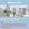 Waterproof Window Screen Repair Tape Self Adhesive Mesh Patch for Doors and Mosquito Nets